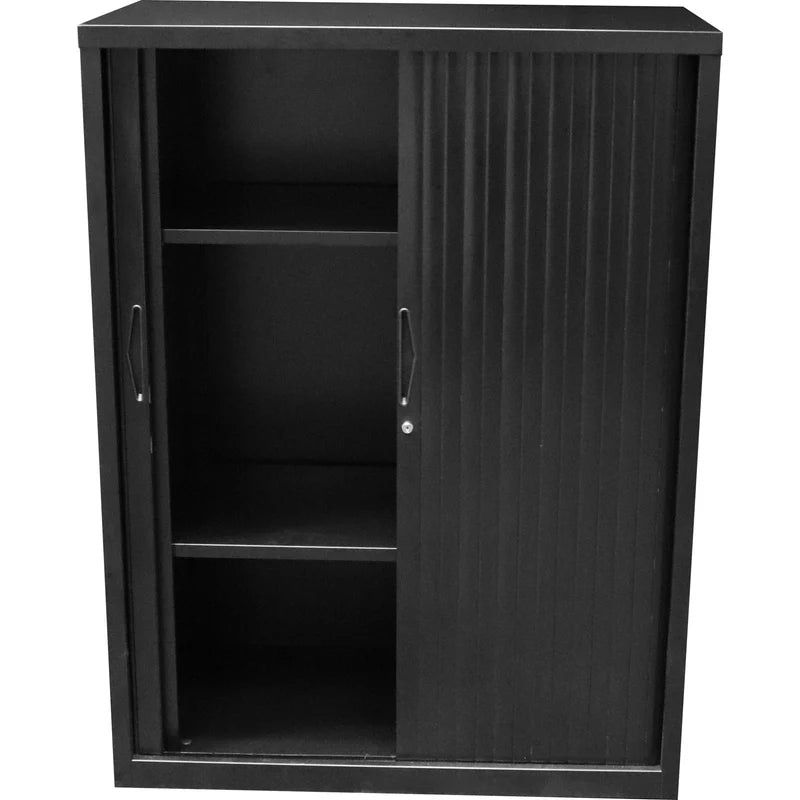 GO Tambour Door Cupboard 900mm - Space-Saving Office Storage | Rapidline