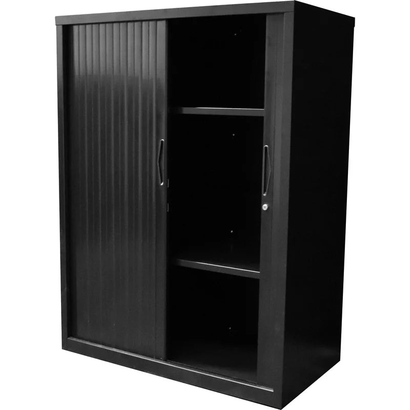 GO Tambour Door Cupboard 900mm - Space-Saving Office Storage | Rapidline