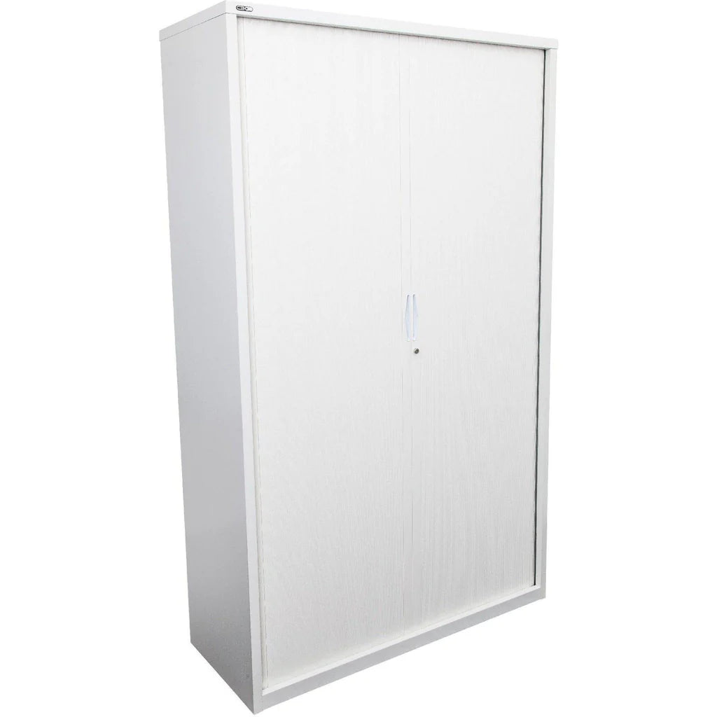 GO Tambour Door Cupboard 900mm - Space-Saving Office Storage | Rapidline