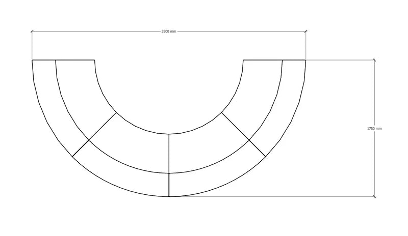 Modular Reception Counter White - Customizable Office Reception Desk | Rapidline