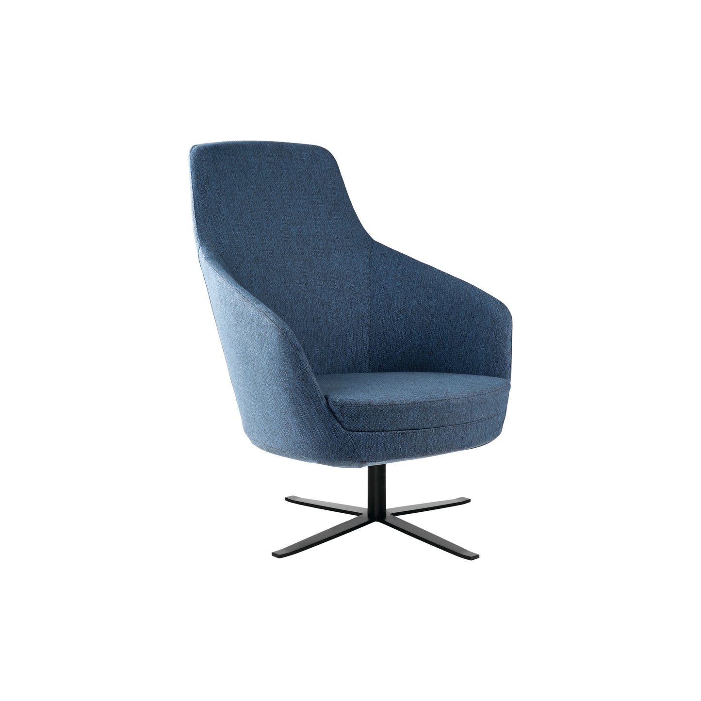 Annette Lounge Swivel Black