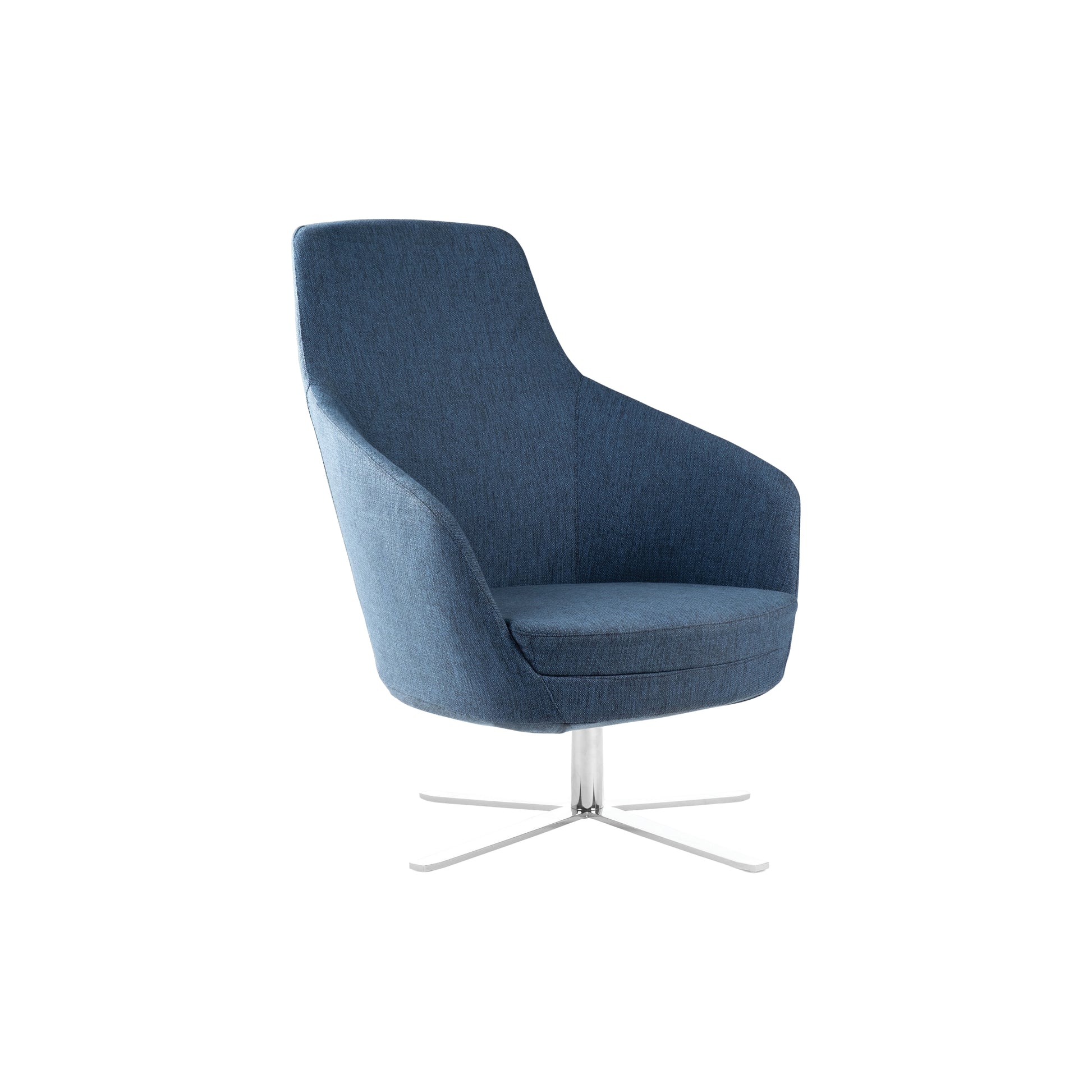 Annette Lounge Swivel Polished