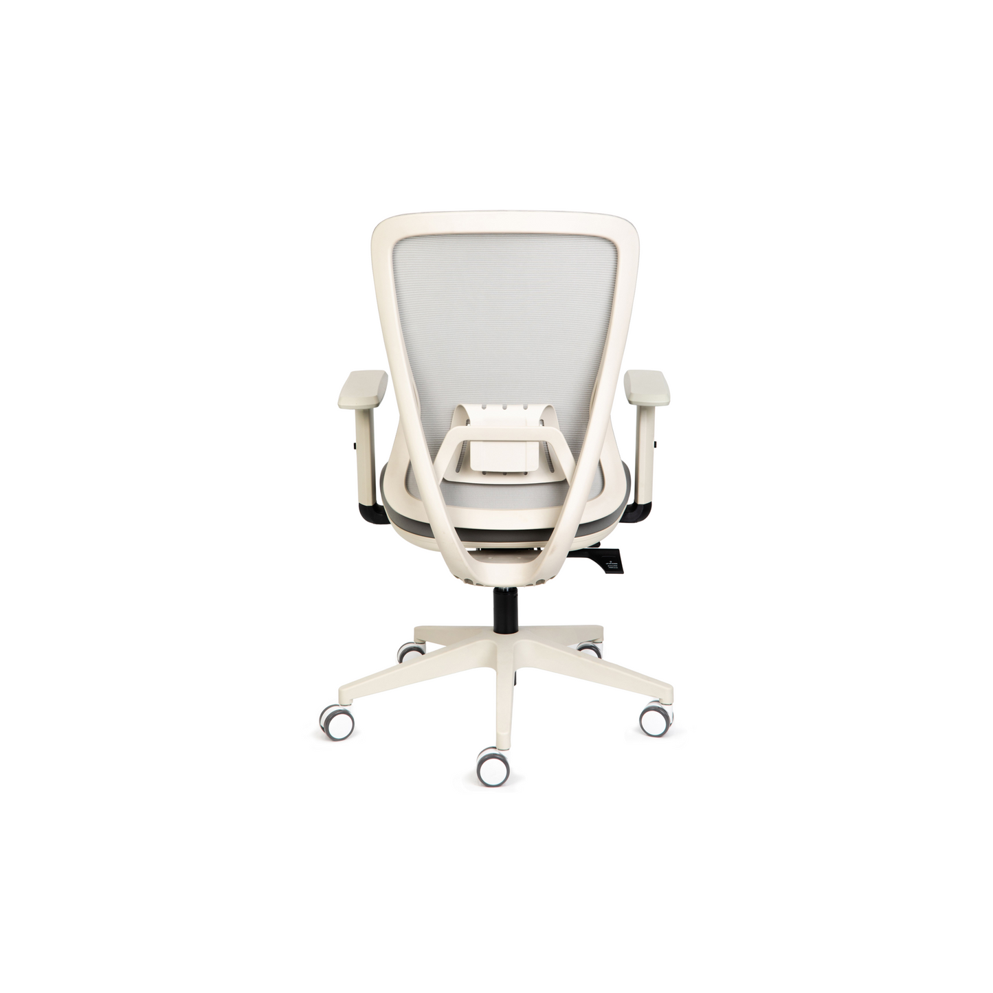 Ava Grey Arms - Ergonomic Mesh Task Chair – Synchronized Mechanism, Seat Slide, Modern Design