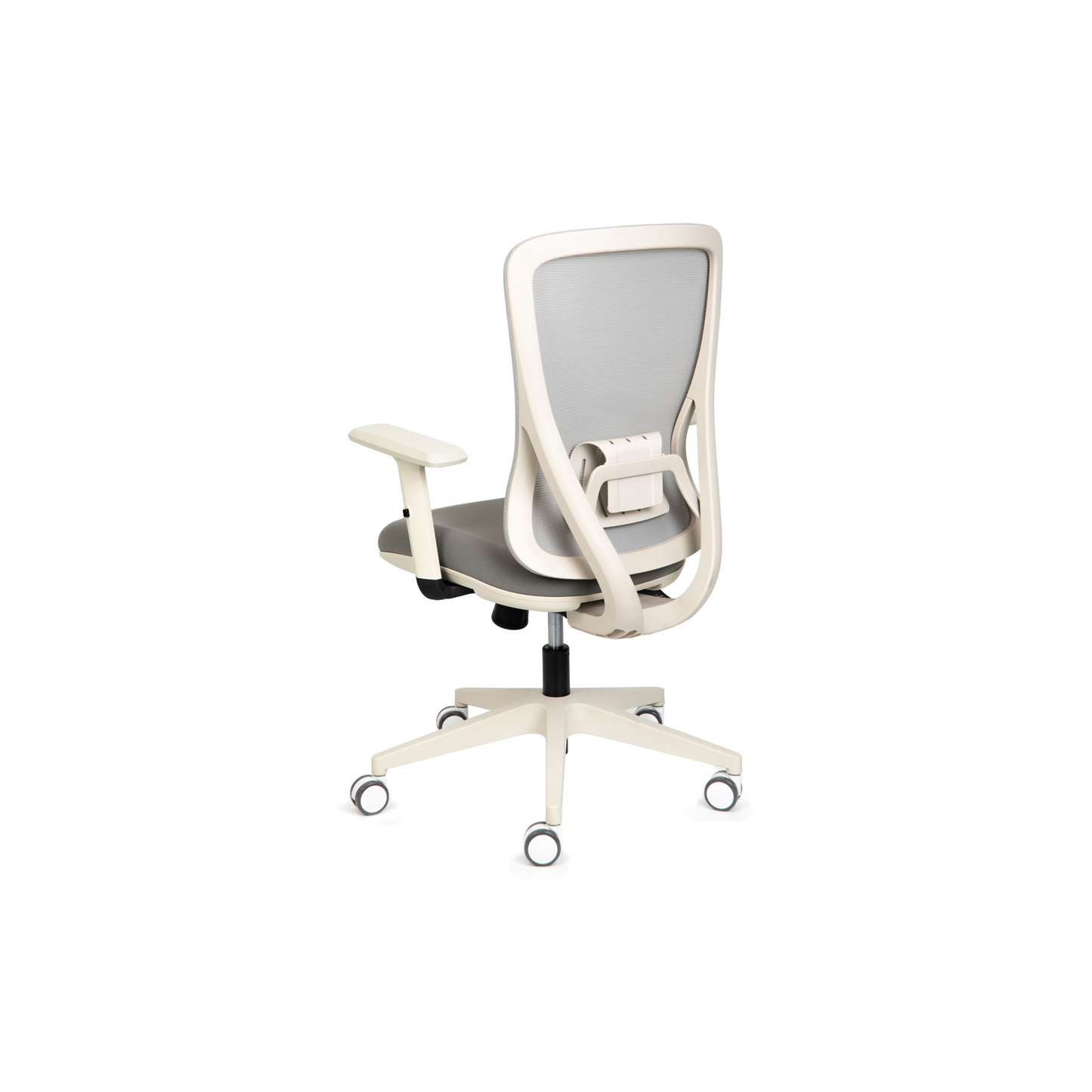 Ava Grey Arms - Ergonomic Mesh Task Chair – Synchronized Mechanism, Seat Slide, Modern Design