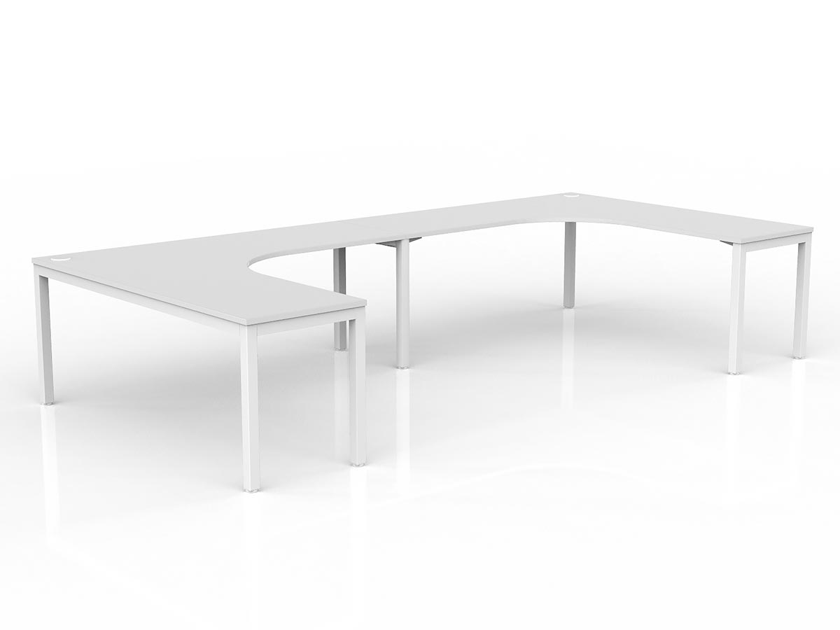 Axis 2-Person 90Deg Workstation (U-Layout)