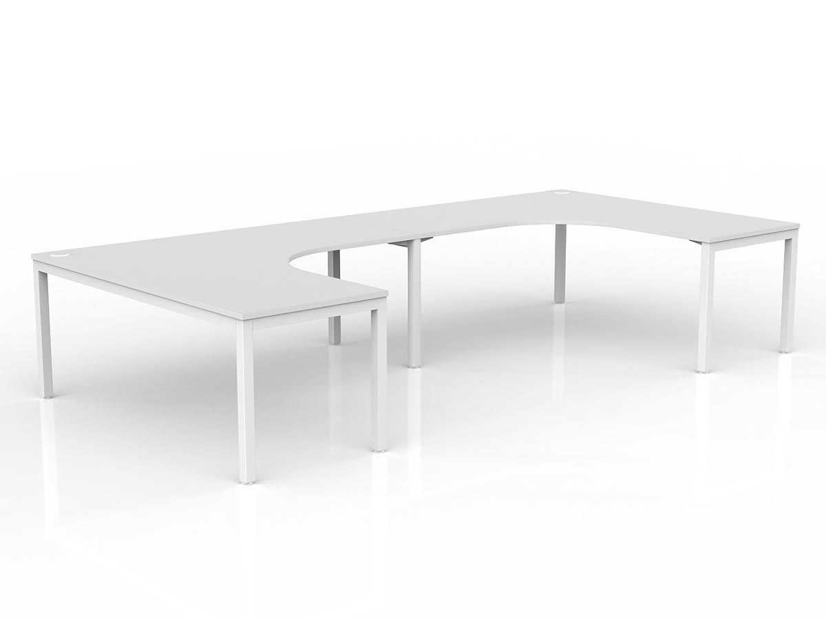 Axis 2-Person 90Deg Workstation (U-Layout)