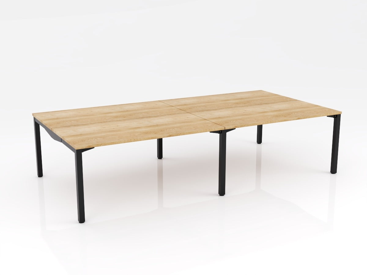 Axis Stretch 4-Person DSD Workstation