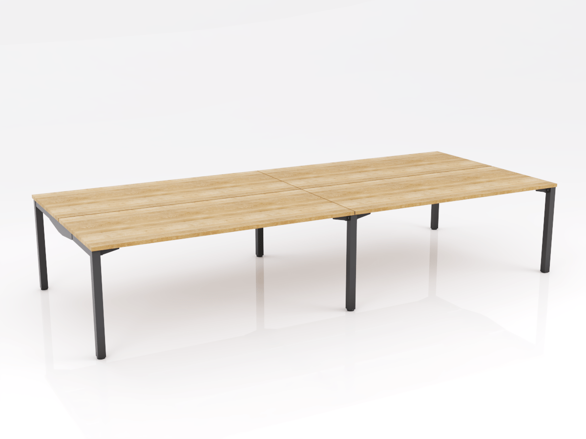 Axis Stretch 4-Person DSD Workstation