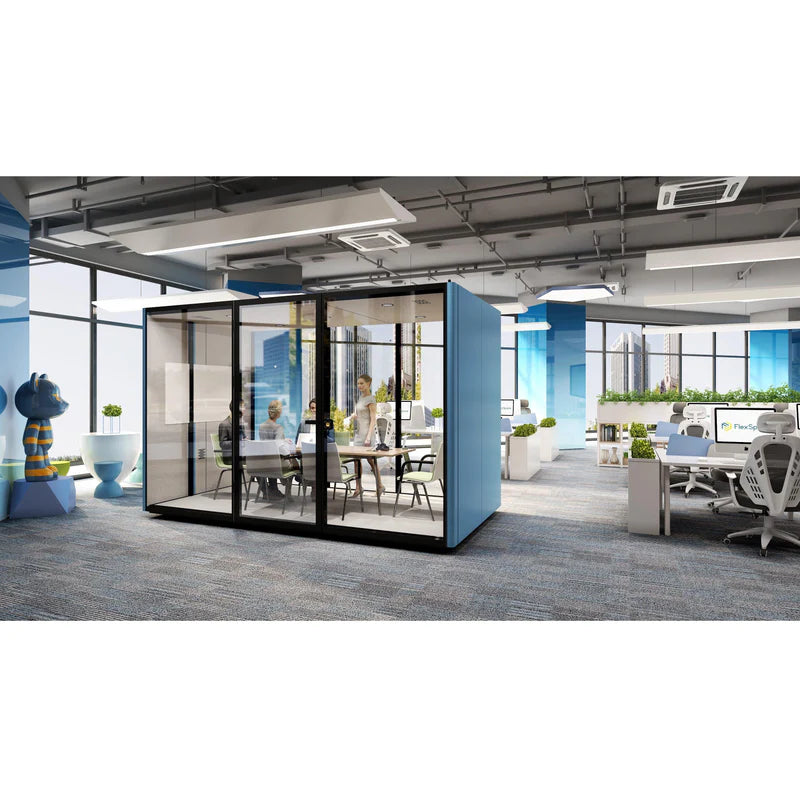B.Quiet XLarge Pod Custom Colour - Large Acoustic Office Booth | Inside Office