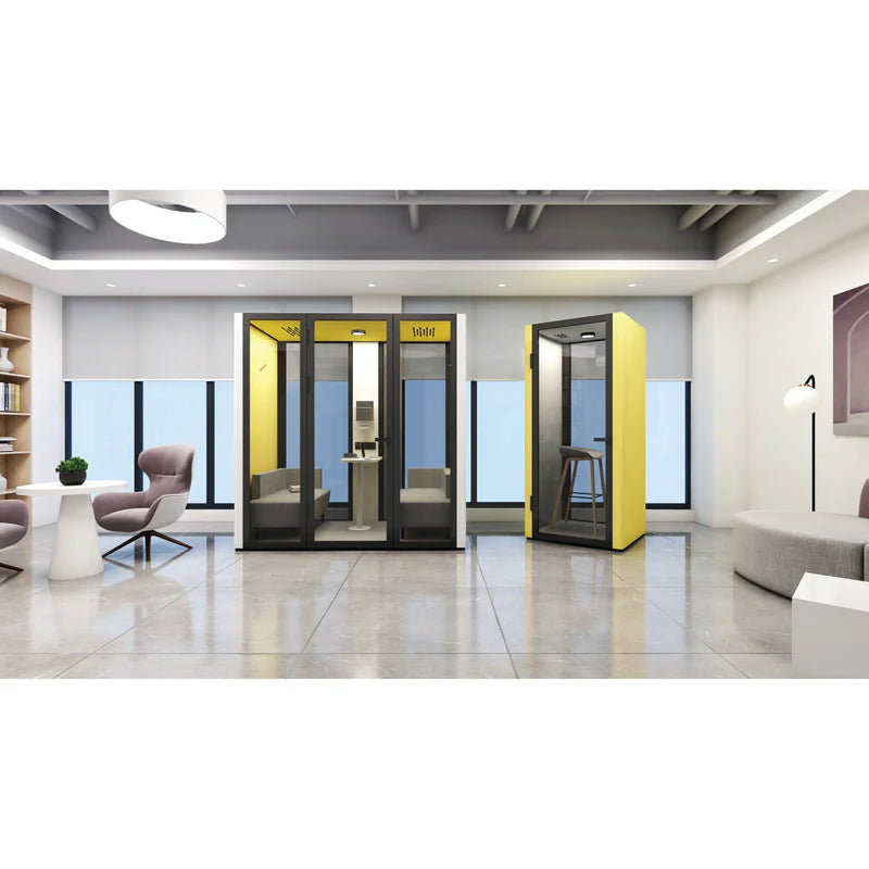 B.Quiet XLarge Pod Custom Colour - Large Acoustic Office Booth | Inside Office