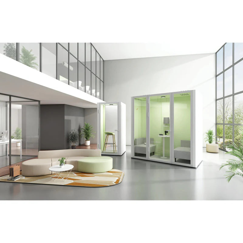 B.Quiet XLarge Pod Custom Colour - Large Acoustic Office Booth | Inside Office