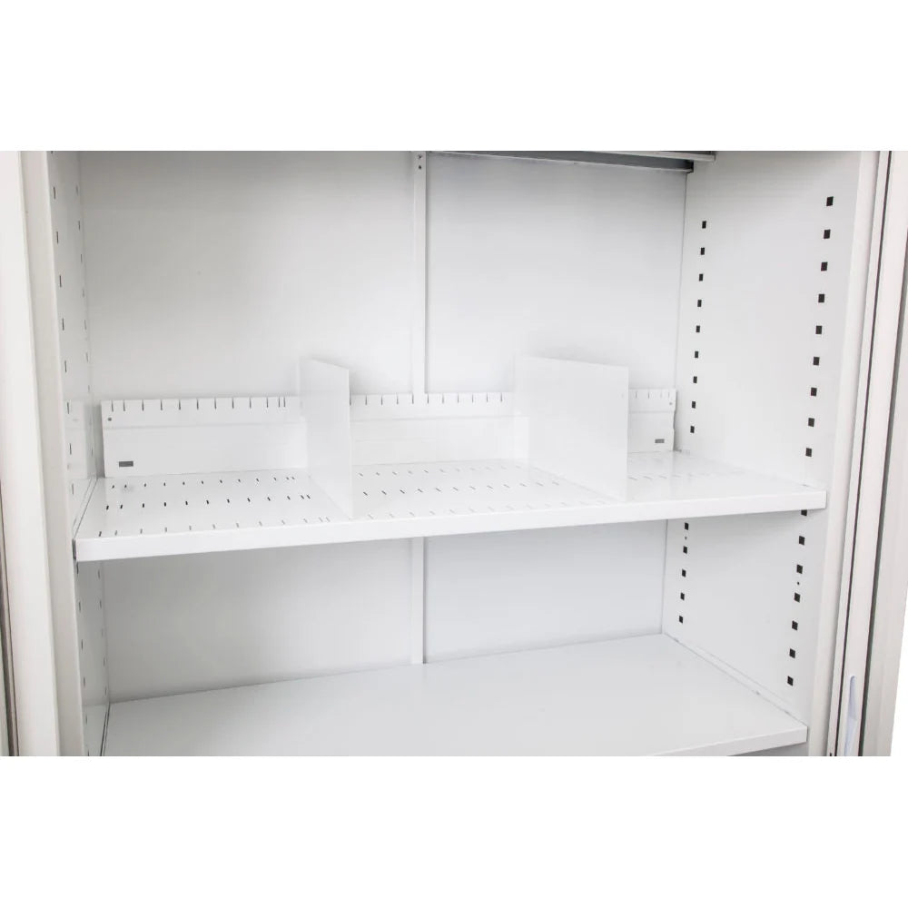 GO Tambour Cupboard Slotted Shelf 900mm - Rapidline Metal Storage