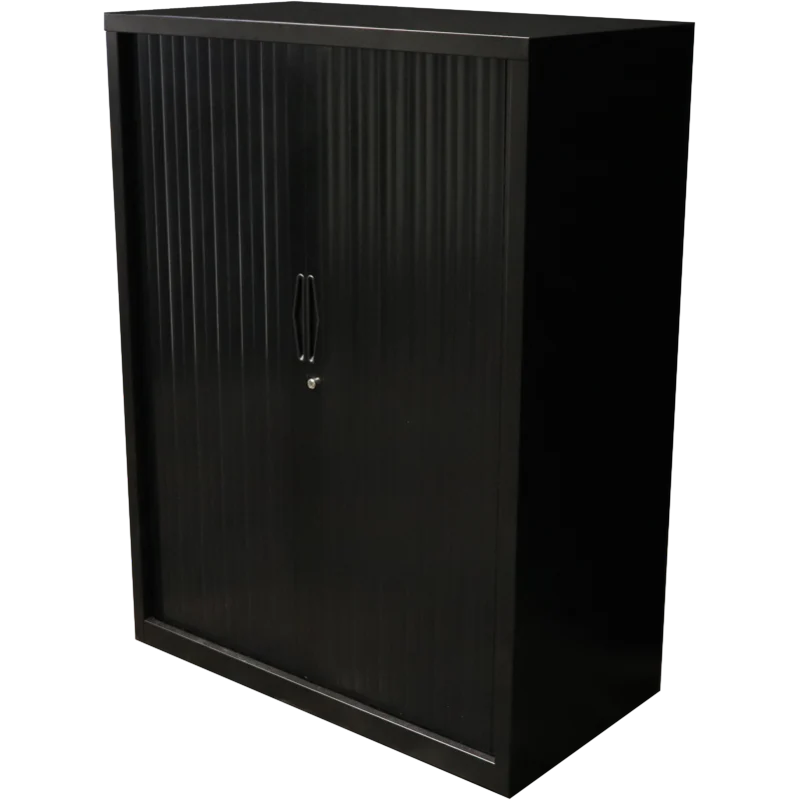 GO Tambour Door Cupboard 900mm - Space-Saving Office Storage | Rapidline