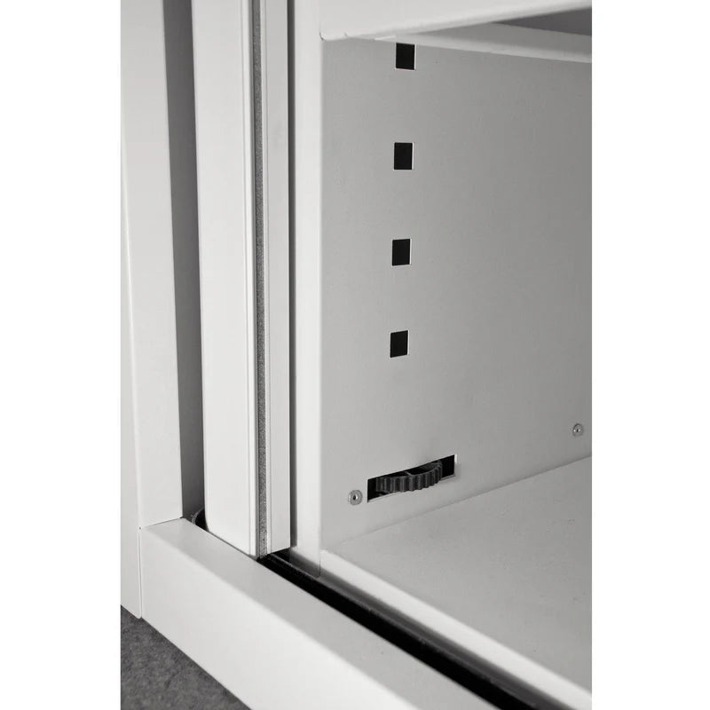 GO Tambour Door Cupboard 900mm - Space-Saving Office Storage | Rapidline