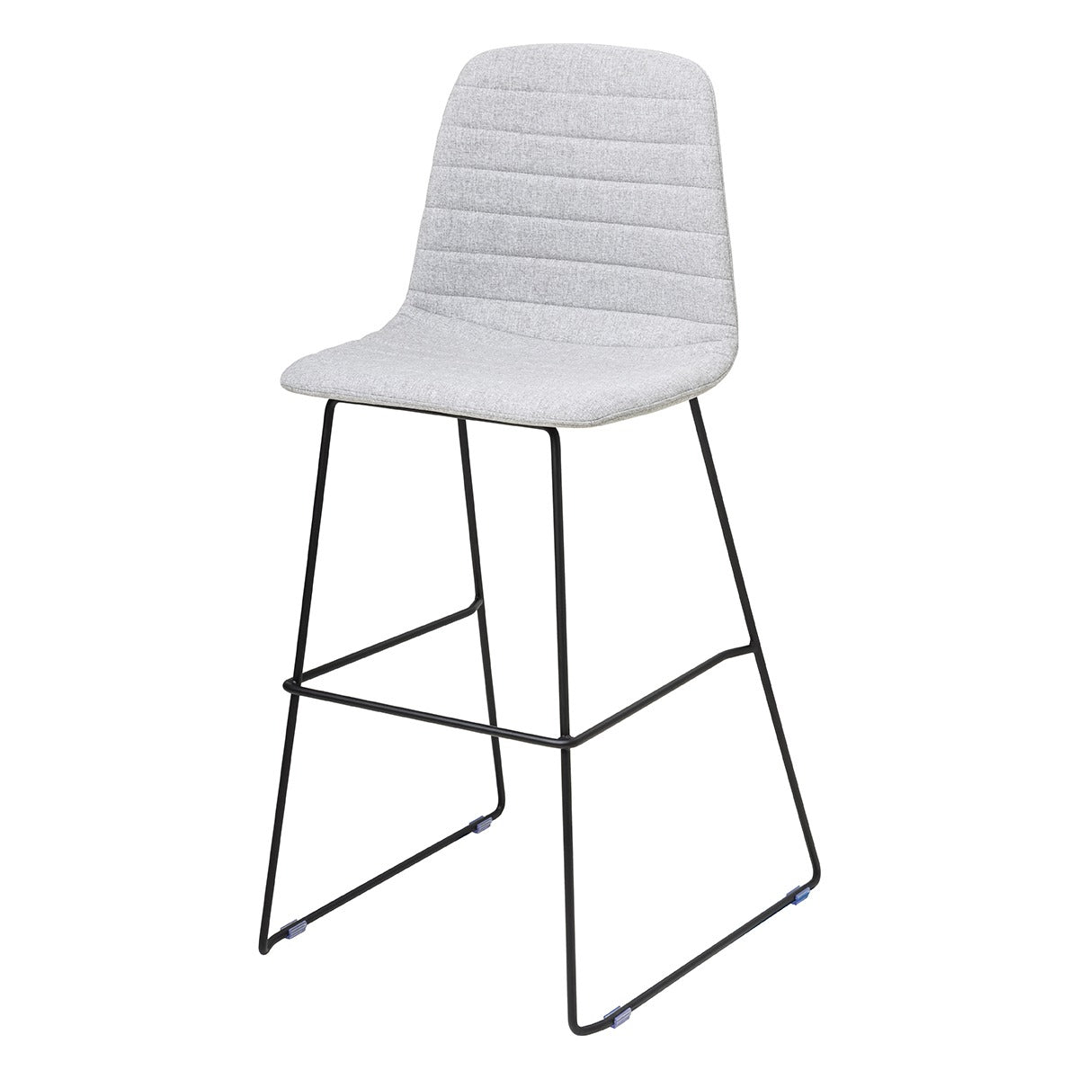 Sofia Barstool with Powdercoated Sled Base