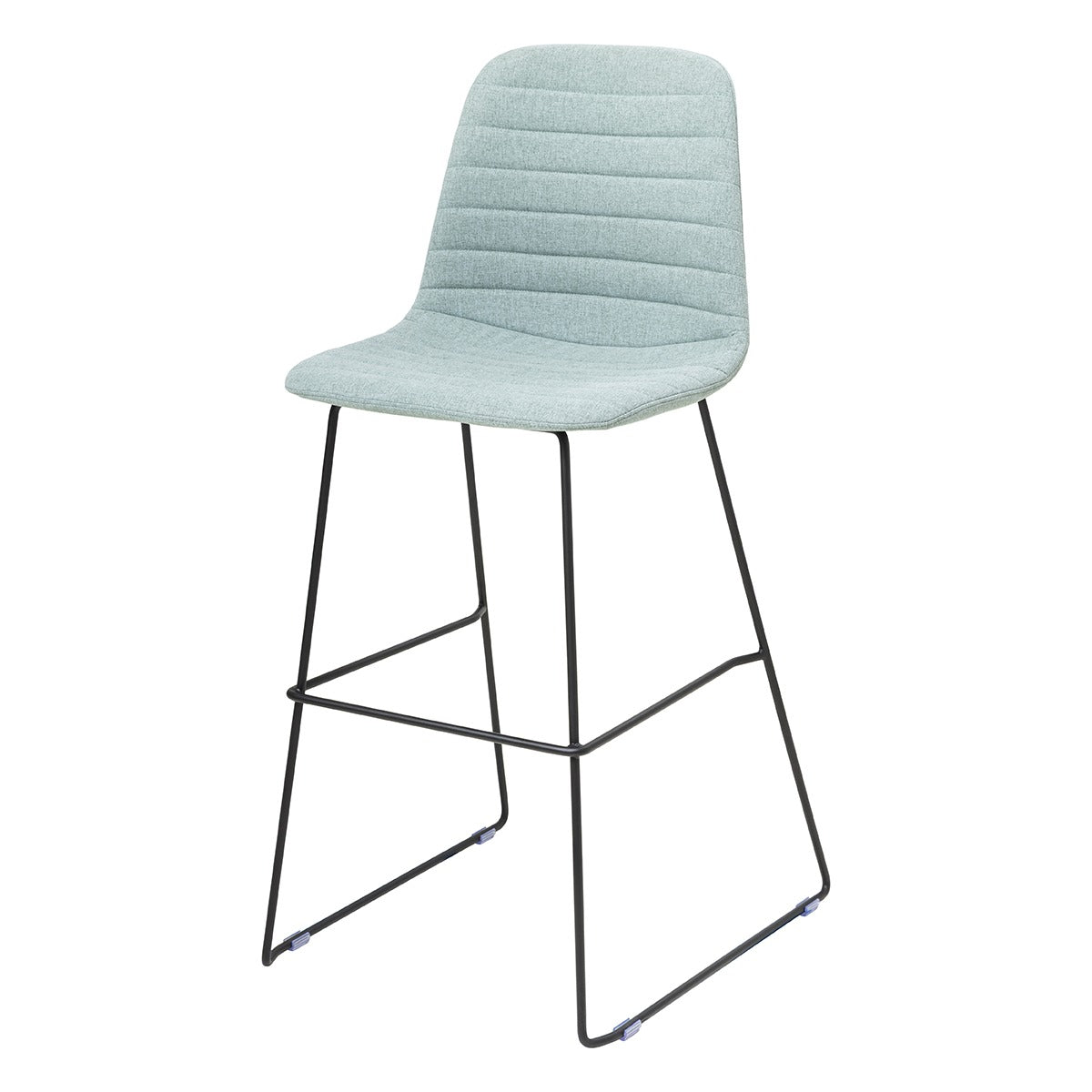 Sofia Barstool with Powdercoated Sled Base