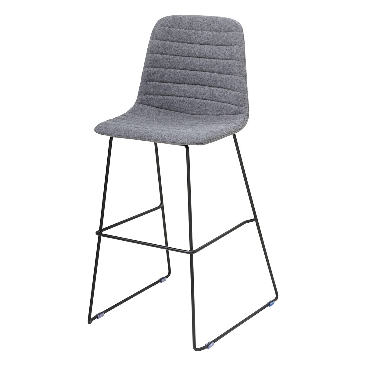 Sofia Barstool with Powdercoated Sled Base