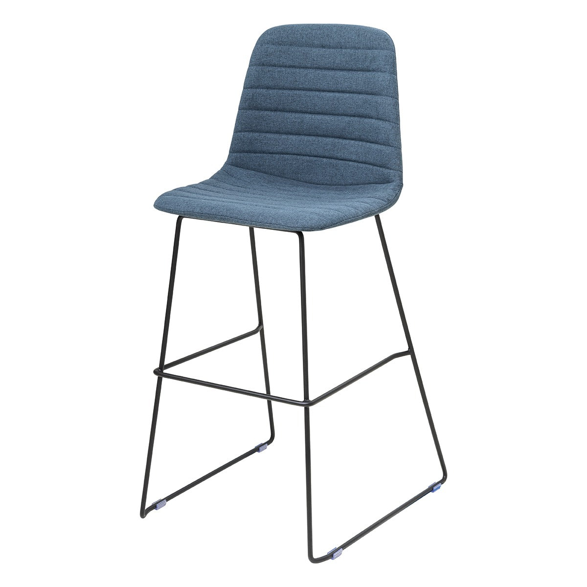 Sofia Barstool with Powdercoated Sled Base