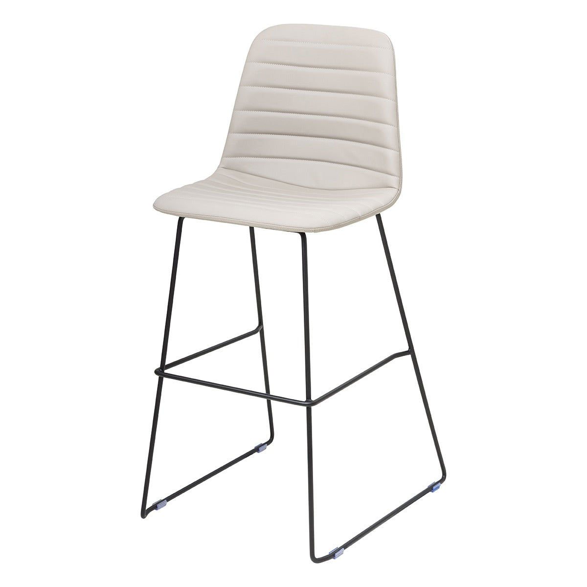 Sofia Barstool with Powdercoated Sled Base