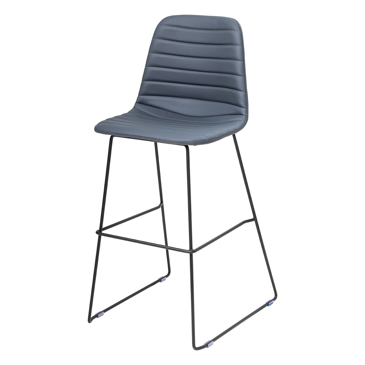 Sofia Barstool with Powdercoated Sled Base