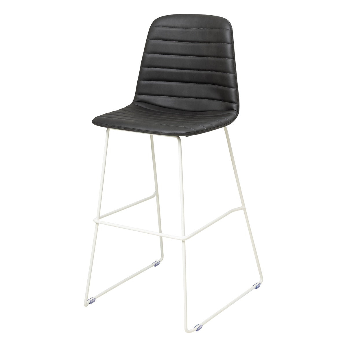Sofia Barstool with Powdercoated Sled Base