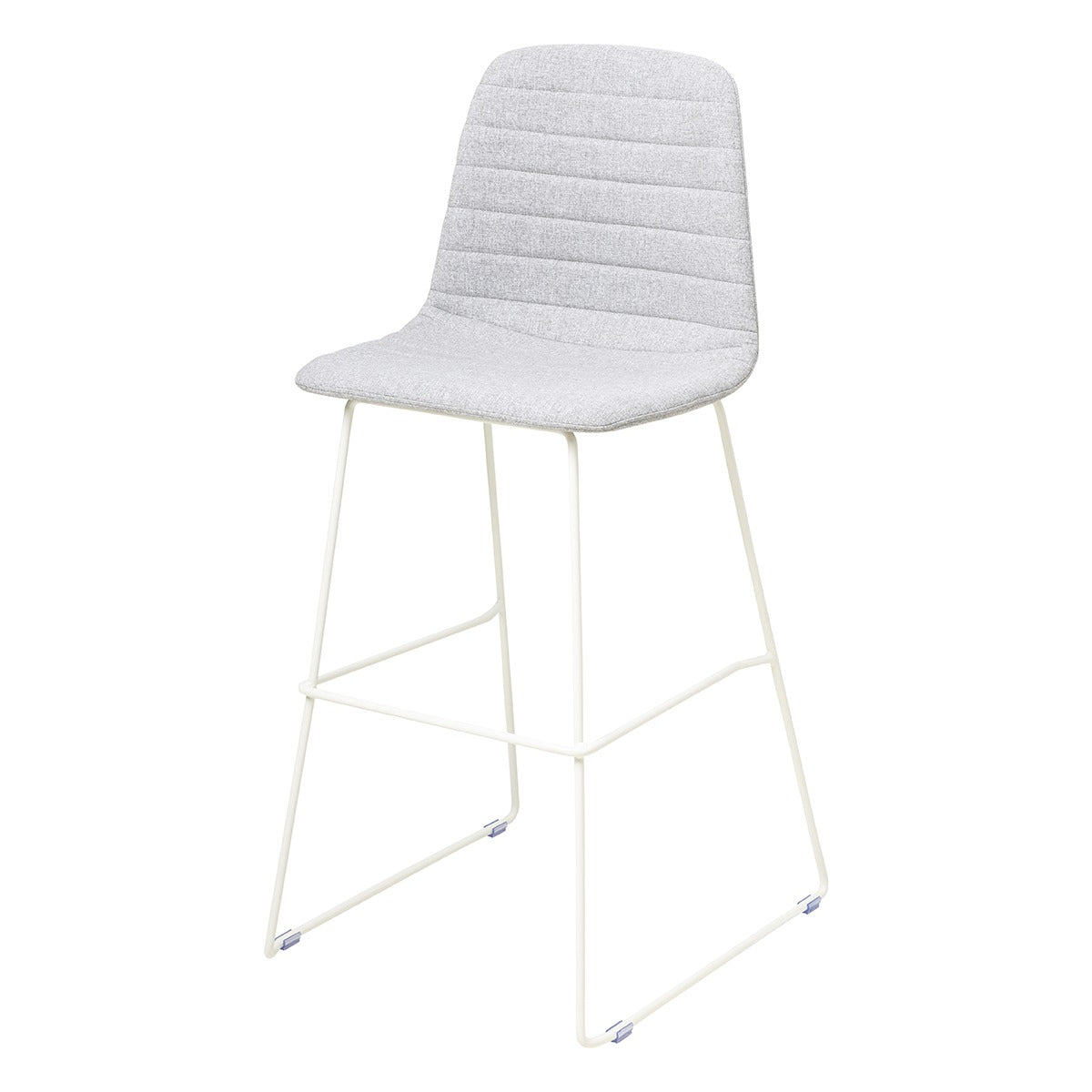 Sofia Barstool with Powdercoated Sled Base
