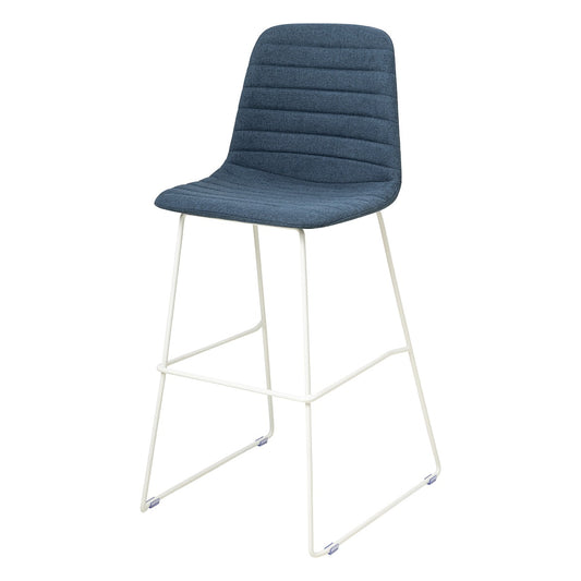 Sofia Barstool with Powdercoated Sled Base