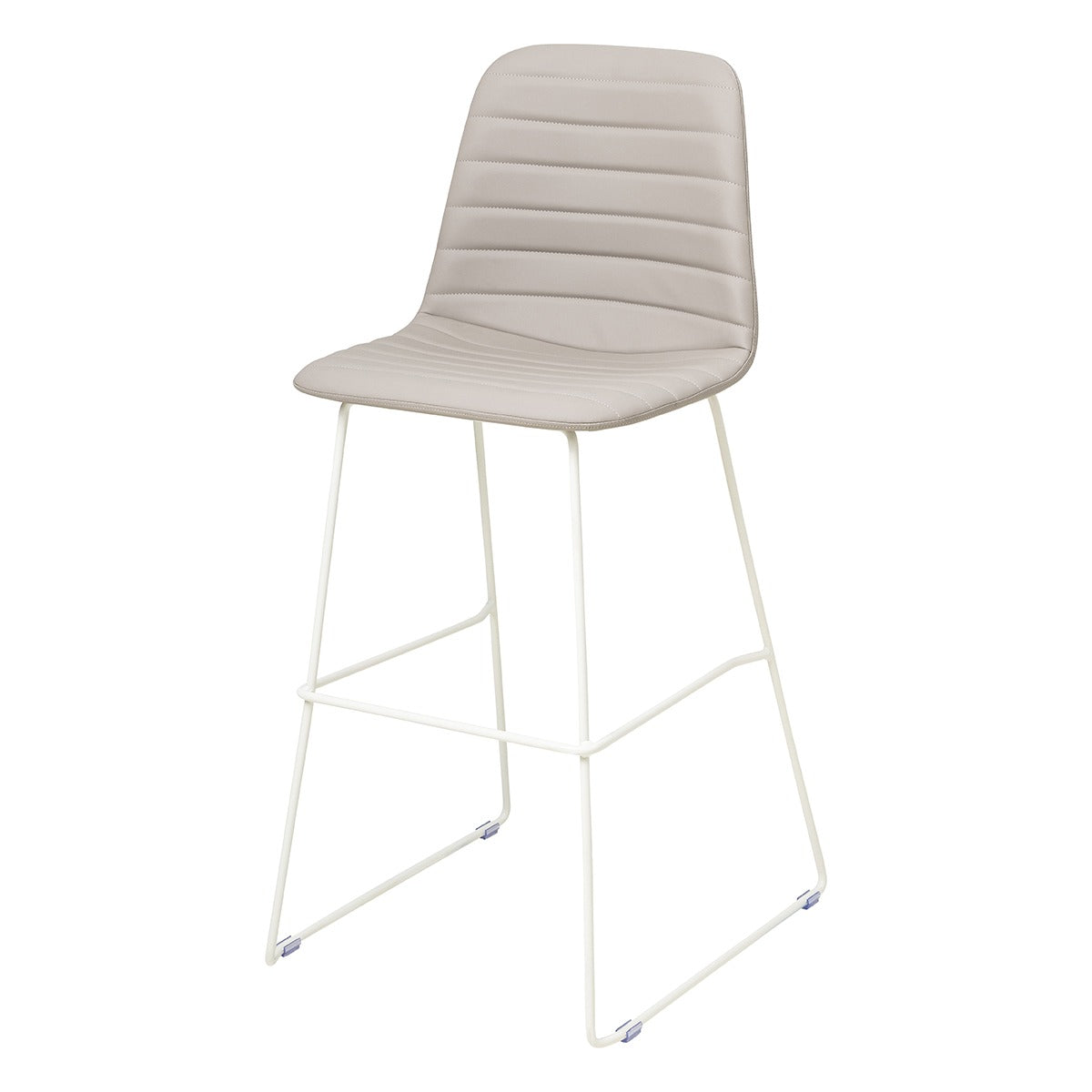 Sofia Barstool with Powdercoated Sled Base