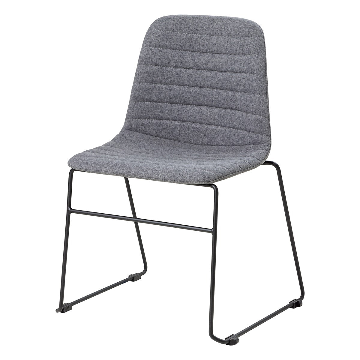 Sofia Chair withPowdercoated Sled Base PU Upholstery