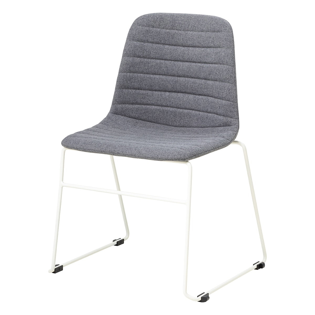 Sofia Chair withPowdercoated Sled Base PU Upholstery