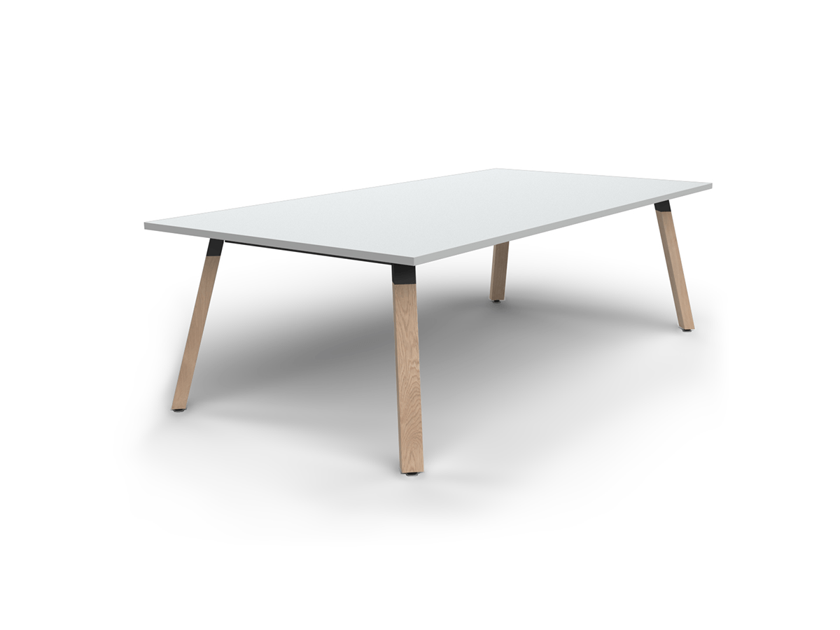 Plantation Boardroom Table 4 LegHousing, Oak Legs