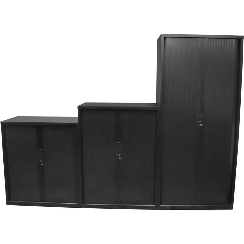 GO Tambour Door Cupboard 900mm - Space-Saving Office Storage | Rapidline
